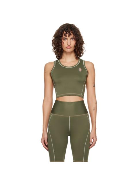 Moncler Grenoble Khaki Polartec Sport Top