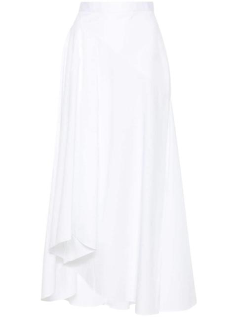 Alexander McQueen asymmetric flared midi skirt