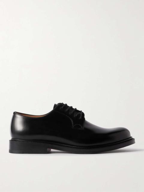 Shannon Polished-Leather Derby Shoes