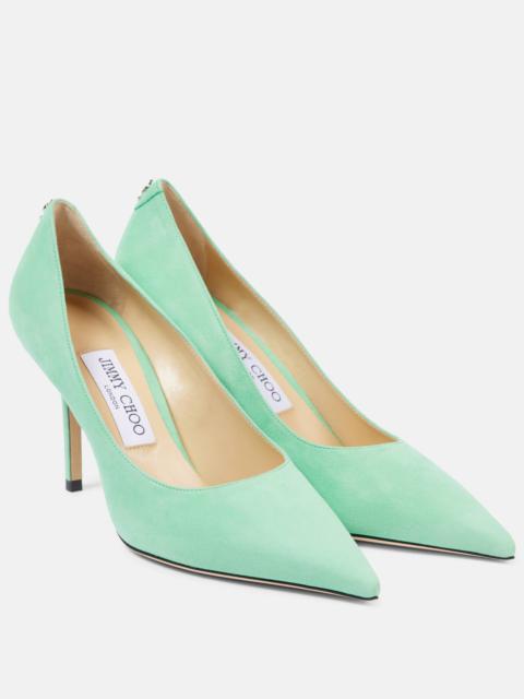 JIMMY CHOO Love 85 suede pumps
