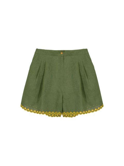 SLEEPER Petra embroidered shorts