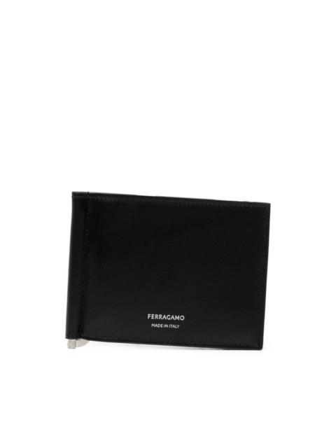 Classic bi-fold leather wallet
