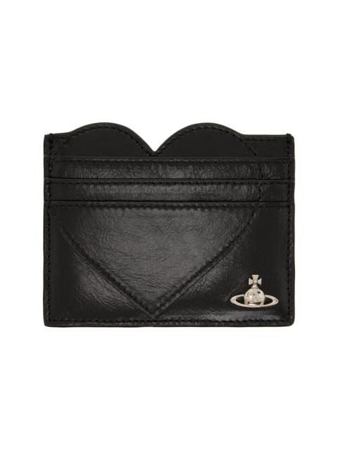 Vivienne Westwood Black Heart Card Holder