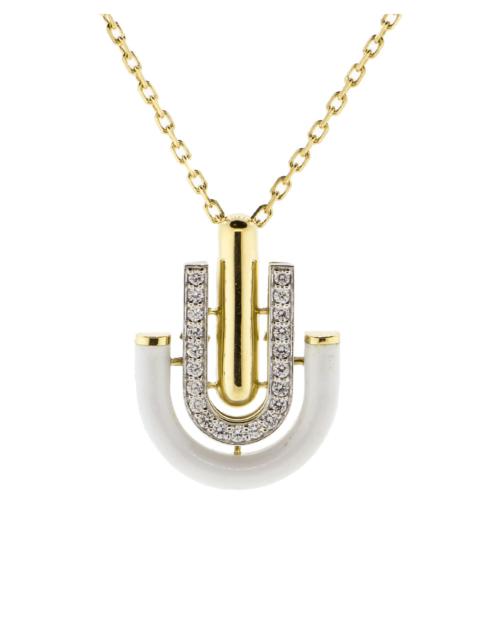 DAVID WEBB White Unity Necklace