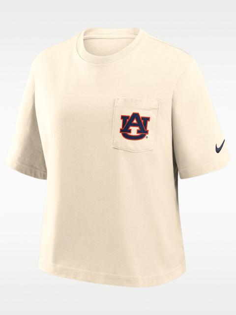 Nike Auburn Pocket Boxy Women's Nike College T-Shirt