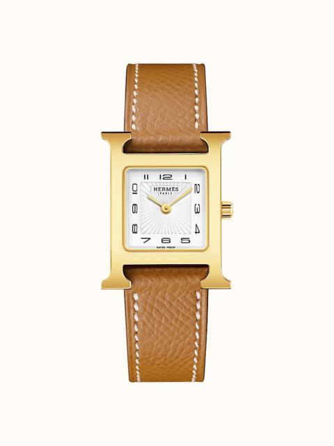 Hermès Heure H watch, 21 x 21 mm