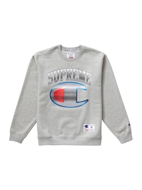 Supreme Supreme Champion Chrome Crewneck Heather Grey