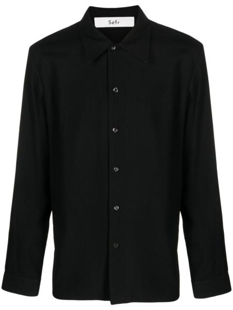 Séfr Rampoua crepe shirt