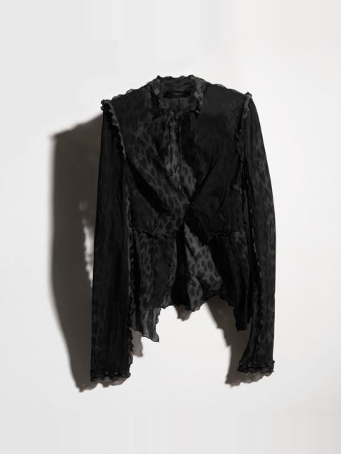 GUCCI Printed silk blend shirt