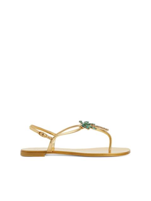 Giuseppe Zanotti Venice Beach flat sandals