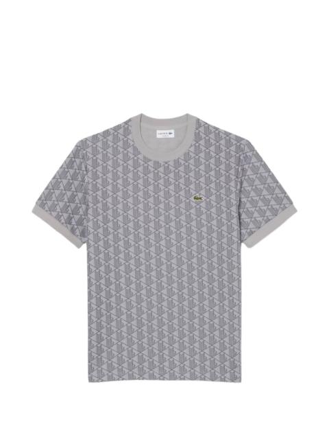 LACOSTE geometric print T-shirt