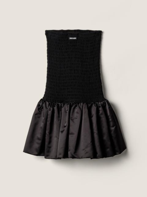 Miu Miu Georgette mini-dress