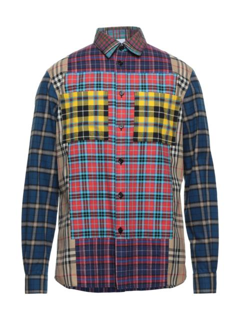 Burberry Red Men's Checked Shirt
