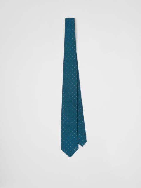 Prada Polka-dot silk tie