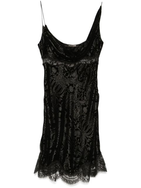 Roberto Cavalli jacquard mini dress
