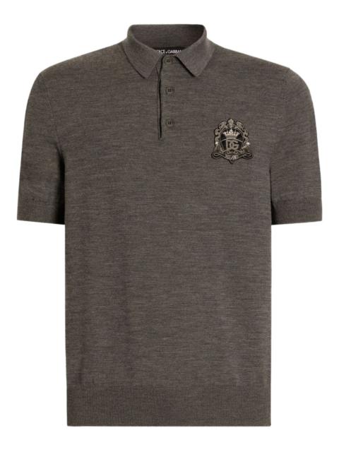 Dolce & Gabbana appliqué short-sleeve polo shirt
