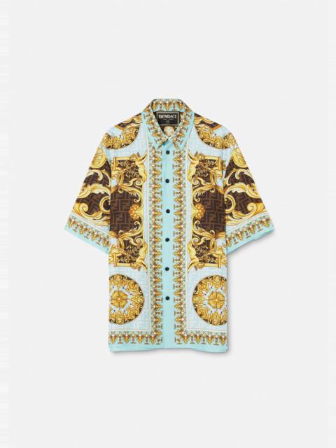 VERSACE Fendace Wild Baroque Silk Shirt
