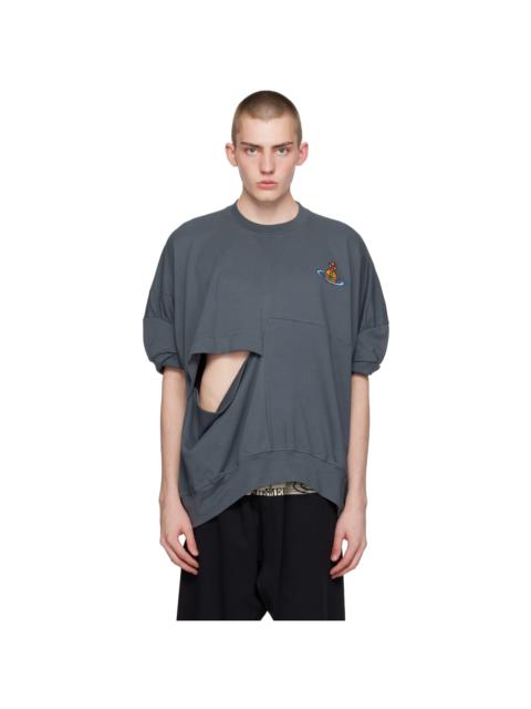 Gray Twisted Sweatshirt