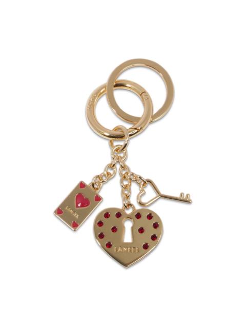 LANCEL Crush crystal-embellished keyring