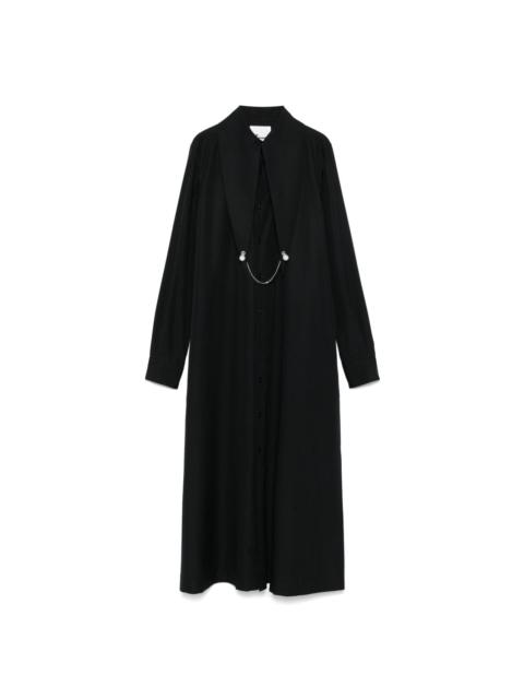Noir Kei Ninomiya pearl-detailed shirt dress