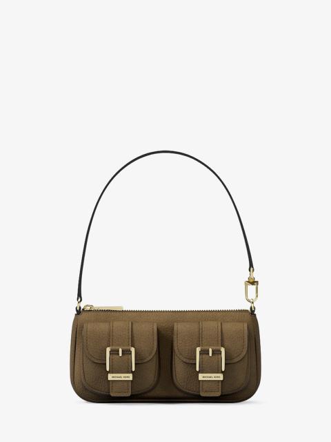 MICHAEL KORS Zoe Small Suede Convertible Pochette