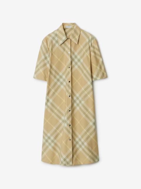 Burberry Check Cotton Shirt Dress