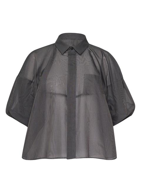 Chalk Stripe Glencheck Shirt