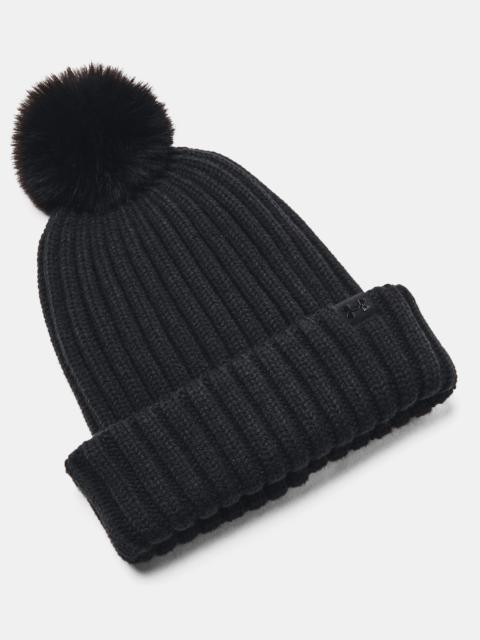 Under Armour Women's UA Halftime Pom Beanie