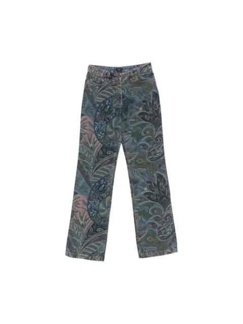 Etro Floral print flared jeans