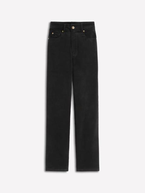 BODEN Velveteen Straight Jeans-Black
