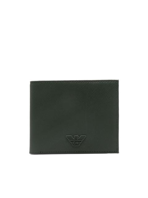 EMPORIO ARMANI logo.appliqué wallet