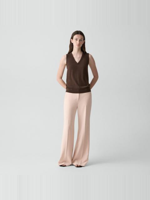 Theory Fluid Flare Pant, 33'' in Admiral Crepe