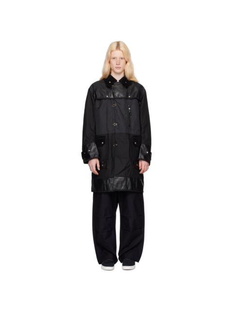 Junya Watanabe MAN Black Paneled Coat