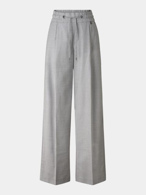 BOGNER Ella flannel pants in Light gray