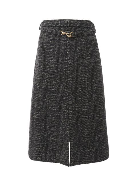 Chloé BELTED STRAIGHT SKIRT