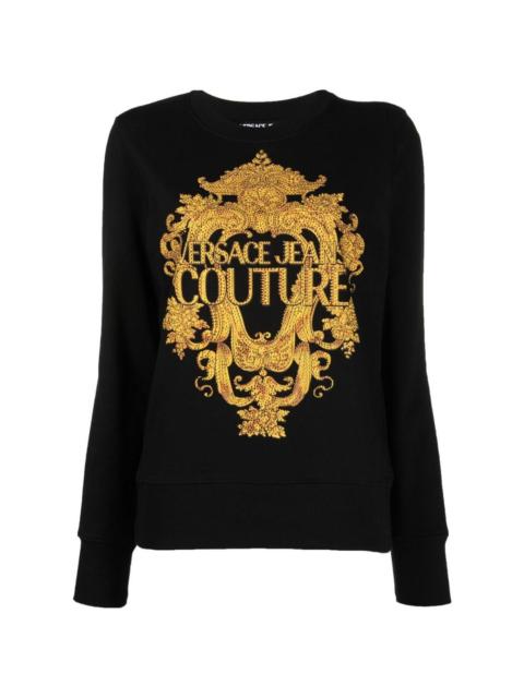 VERSACE JEANS COUTURE baroque-print jumper