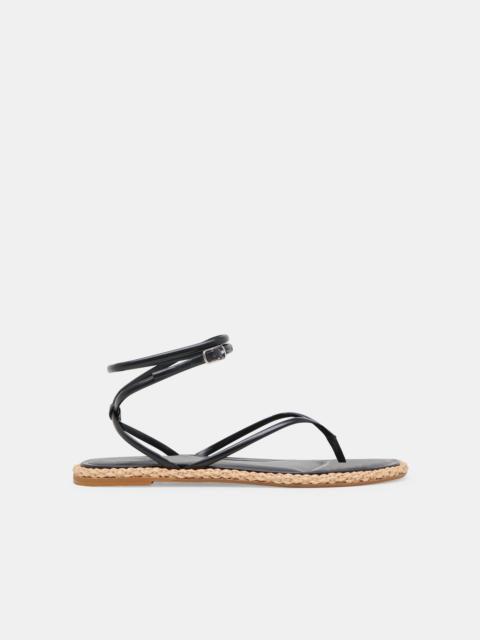 dolce vita COVE SANDALS BLACK LEATHER