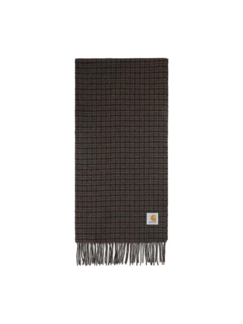 Carhartt houndstooth fringed scarf