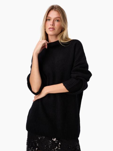 CAMI NYC CATHERINE CASHMERE BLEND SWEATER BLACK