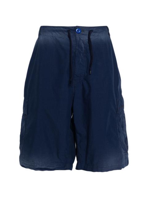 logo-embroidered cargo shorts