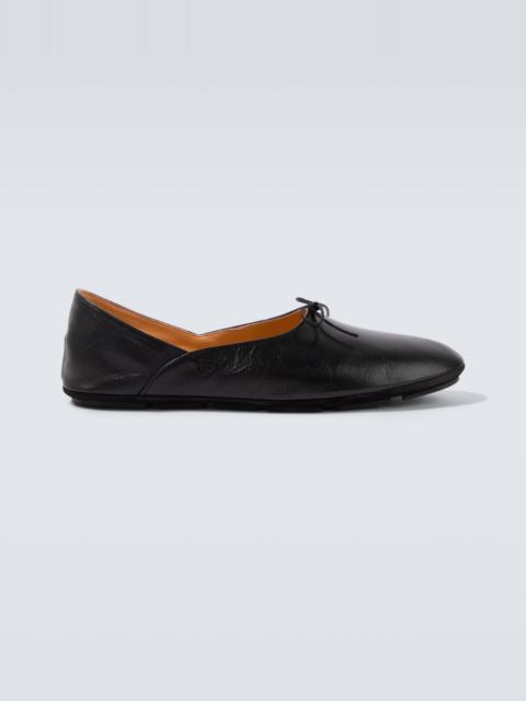 TOM FORD Bow-detail leather loafers