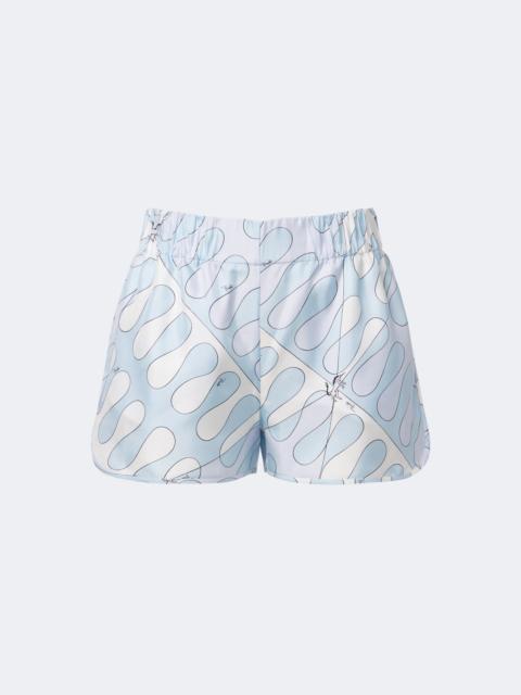 PUCCI Leocorno silk twill shorts