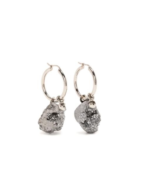 COPERNI meteorite hoop earrings