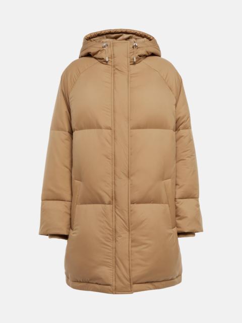 Quilted down parka