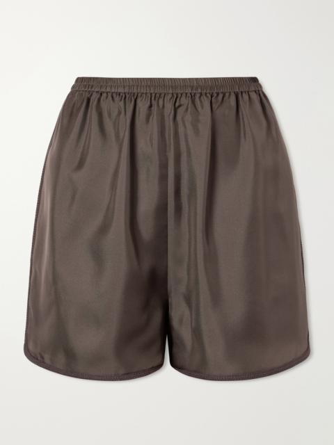 RÓHE Silk-satin Shorts