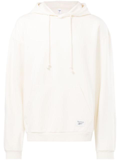 Reebok logo-patch pouch-pocket hoodie