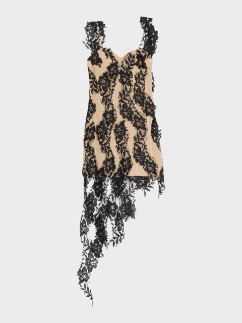 GIUSEPPE DI MORABITO Act II: The Fall of Icarus Lace Mini Dress