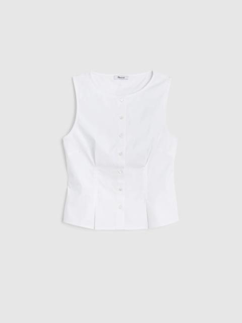 Madewell The Rosalie Sleeveless Top