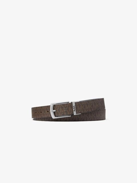MICHAEL KORS Reversible Signature Logo Belt