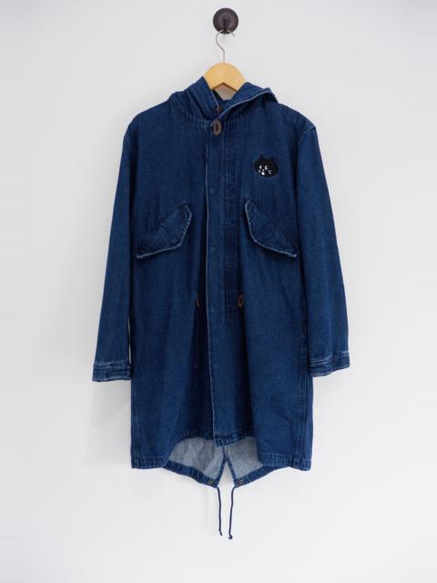 Other Designers Vtg Ne-Net Issey Miyake Cat Logo Denim Parka Jacket